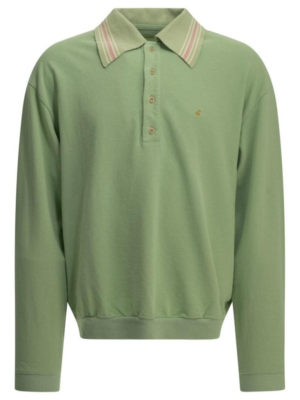 Kapital Polo Shirt With Buttons And Logo Tag Size 3 Men